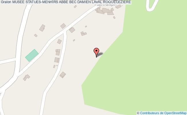 Musee Statues-menhirs Abbe Bec Damien  Laval-roquecezière