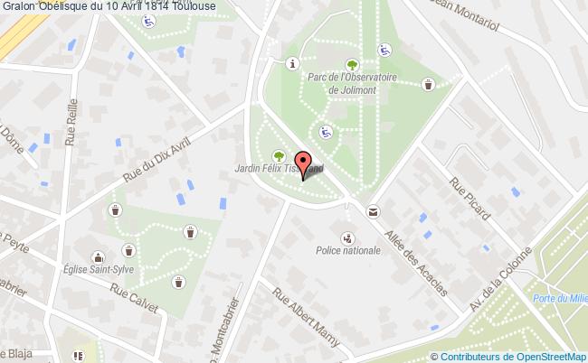 Obélisque Du 10 Avril 1814  Toulouse