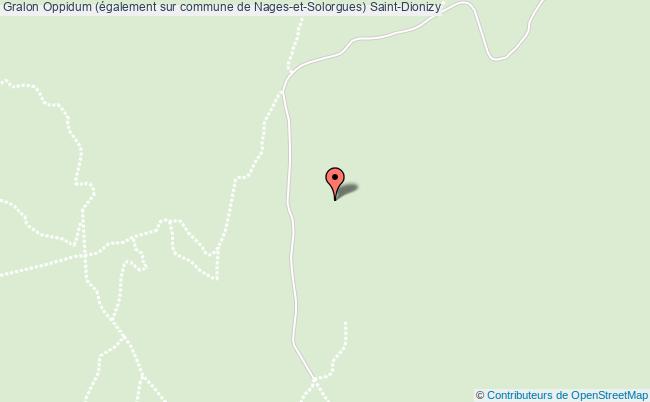 Oppidum (également Sur Commune De Nages-et-solorgues)  Saint-dionizy
