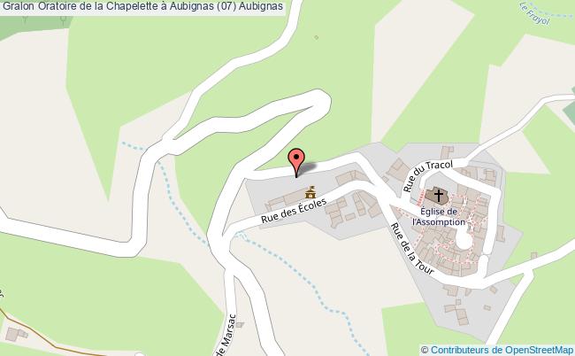 Oratoire De La Chapelette à Aubignas (07) 