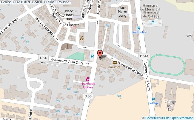 Oratoire Saint Privat  Rousset