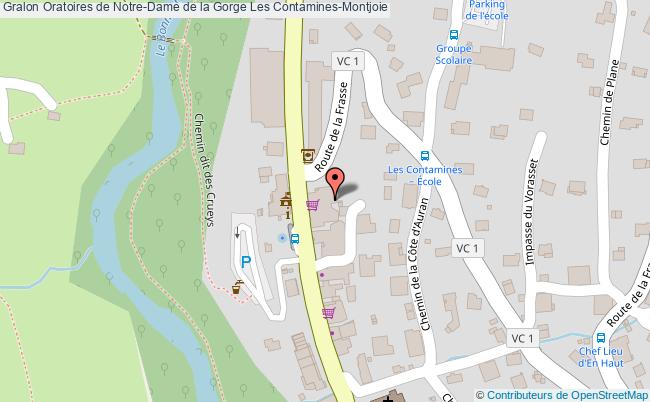 Oratoires De Notre-dame De La Gorge  Les Contamines-montjoie