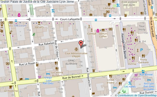 Palais De Justice De La Cité Judiciaire  Lyon