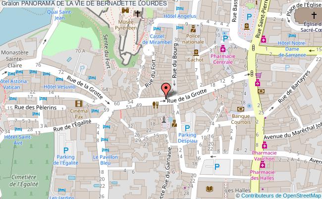 Panorama De La Vie De Bernadette  Lourdes