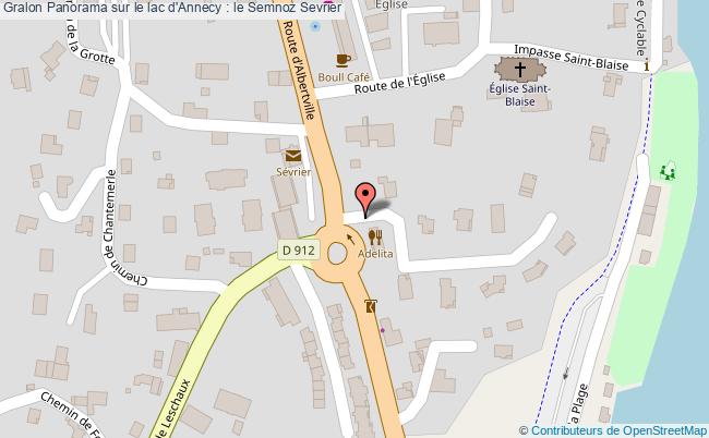 Panorama Sur Le Lac D'annecy : Le Semnoz  Sévrier