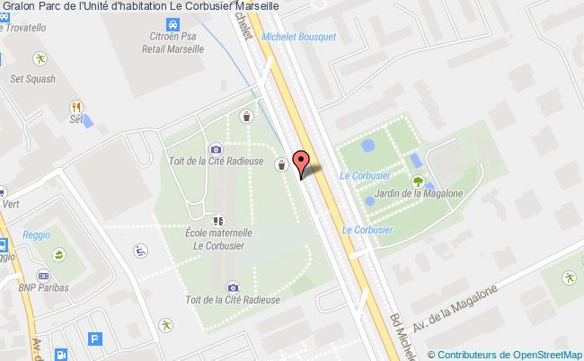 Parc De L'unité D'habitation Le Corbusier  Marseille