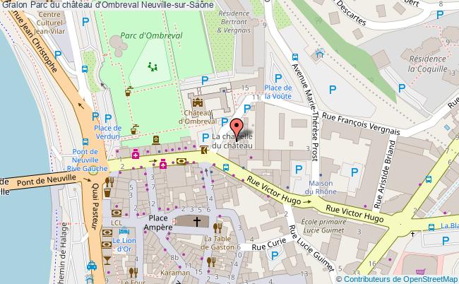 Parc Du Château D'ombreval  Neuville-sur-saône