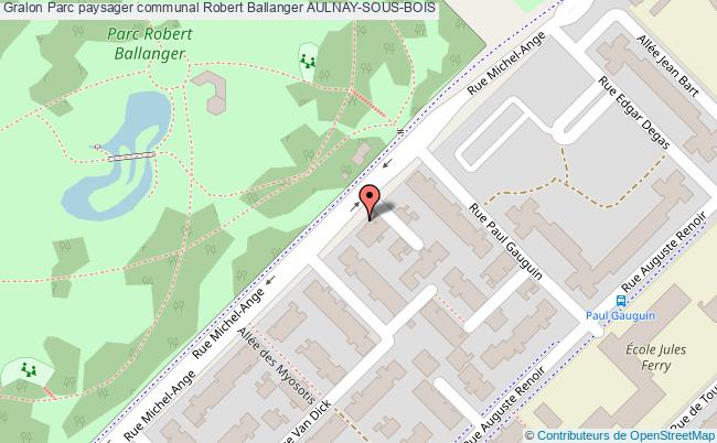 Parc Paysager Communal Robert Ballanger  Aulnay-sous-bois