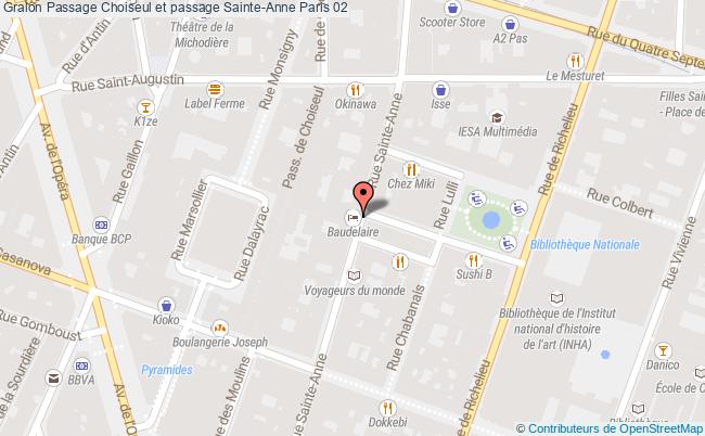 Passage Choiseul Et Passage Sainte-anne  Paris