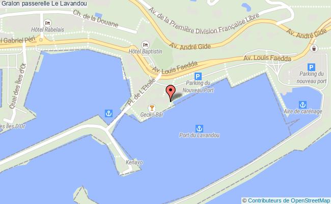 Passerelle  Le Lavandou