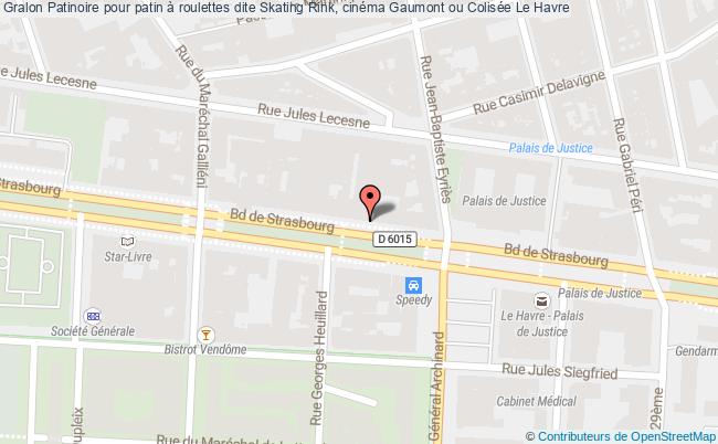 Patinoire Pour Patin à Roulettes Dite Skating Rink, Cinéma Gaumont Ou Colisée  Le Havre