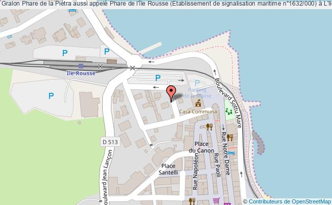 Phare De La Piétra Aussi Appelé Phare De L'île Rousse (etablissement De Signalisation Maritime N°1632/000) à L'ile-rousse (2b) 