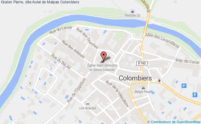 Pierre, Dite Autel De Malpas  Colombiers