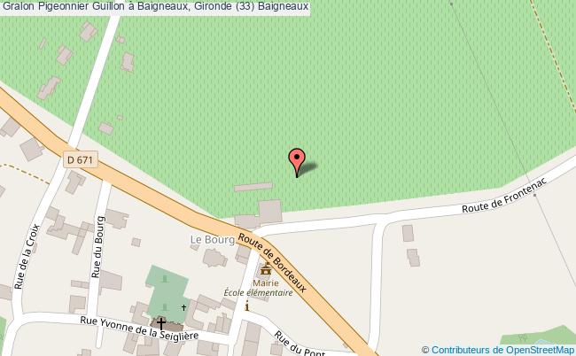 Pigeonnier Guillon à Baigneaux, Gironde (33) 
