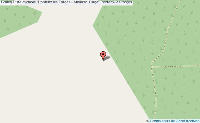 Piste Cyclable "pontenx Les Forges - Mimizan Plage"  Pontenx-les-forges