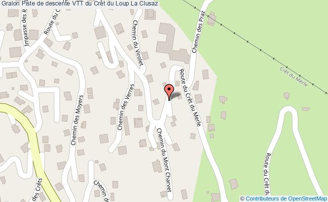 Piste De Descente Vtt Du Crêt Du Loup  La Clusaz