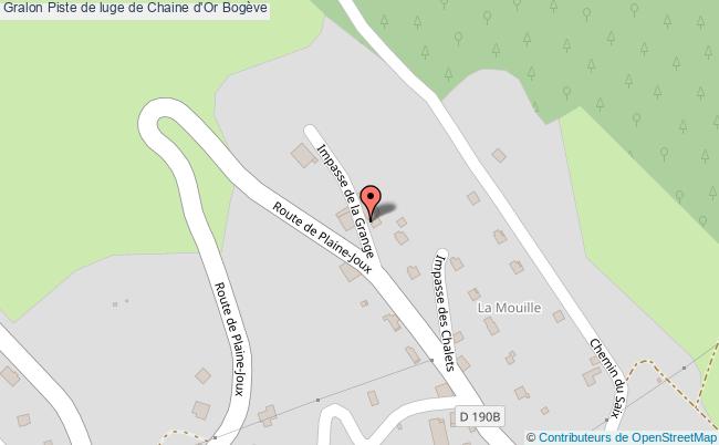 Piste De Luge De Chaine D'or  Bogève