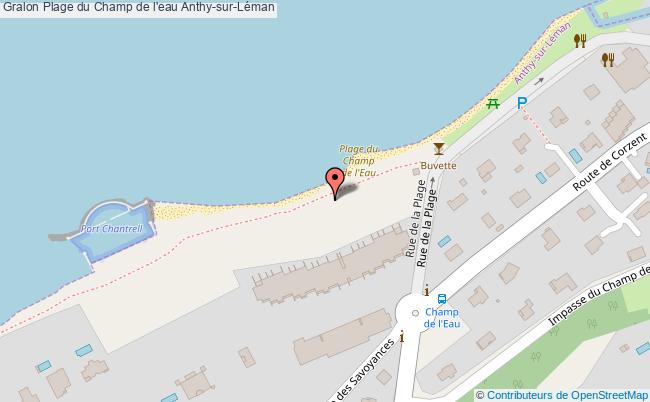 Plage Du Champ De L'eau  Anthy-sur-léman