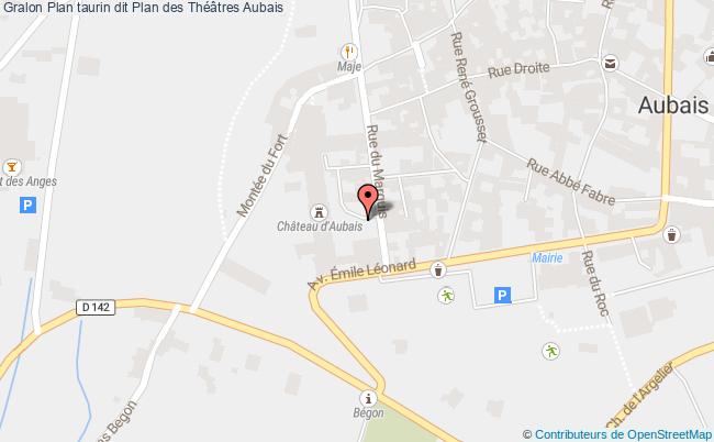 Plan Taurin Dit Plan Des Théâtres  Aubais