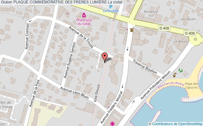 Plaque CommÉmorative Des FrÈres LumiÈre  La Ciotat