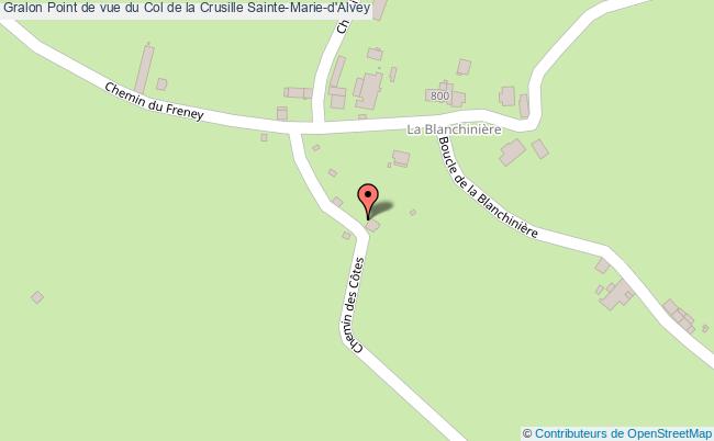 Point De Vue Du Col De La Crusille  Sainte-marie-d'alvey