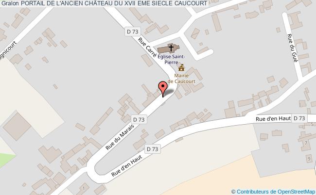 Portail De L'ancien ChÂteau Du Xvii Eme Siecle  Caucourt