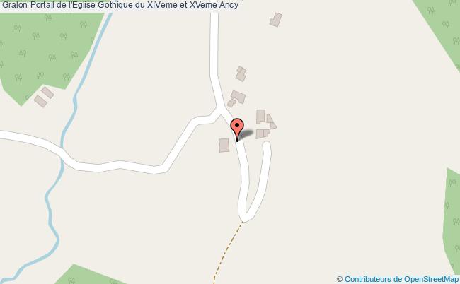 Portail De L'eglise Gothique Du Xiveme Et Xveme  Ancy