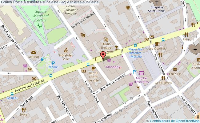 Poste à Asnières-sur-seine (92) 