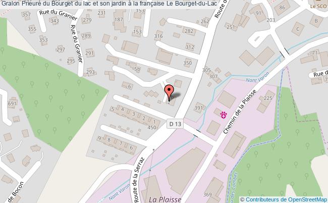 Prieuré Du Bourget Du Lac Et Son Jardin à La Française  Le Bourget-du-lac