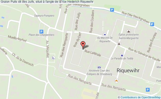 Puits Dit Des Juifs, Situé à L'angle De La Rue Hederich  Riquewihr