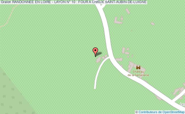 Randonnee En Loire - Layon N° 10 : Four A Chaux  Saint-aubin-de-luigné