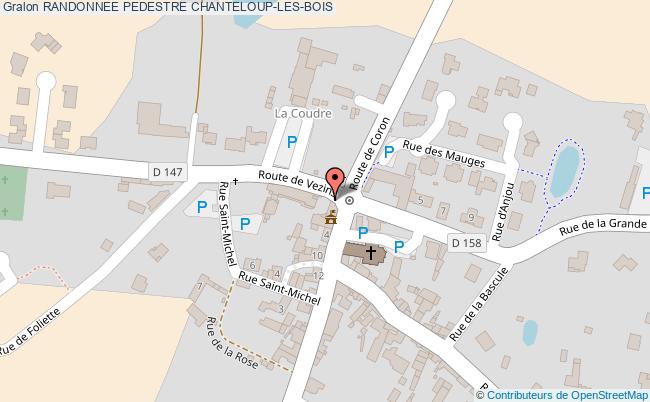 Randonnee Pedestre  Chanteloup-les-bois