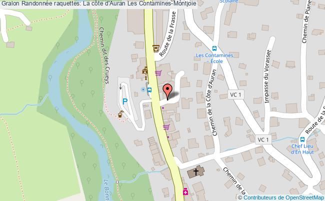 Randonnée Raquettes: La Côte D'auran  Les Contamines-montjoie