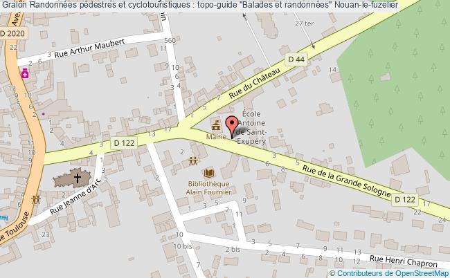 Randonnées Pédestres Et Cyclotouristiques : Topo-guide "balades Et Randonnées"  Nouan-le-fuzelier