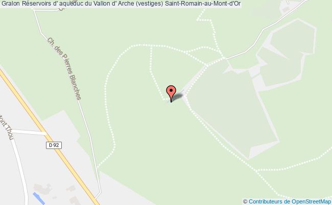 Réservoirs D' Aqueduc Du Vallon D' Arche (vestiges)  Saint-romain-au-mont-d'or