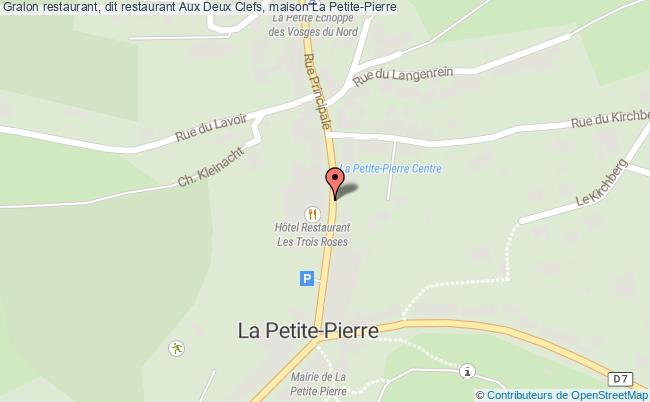 Restaurant, Dit Restaurant Aux Deux Clefs, Maison  La Petite-pierre