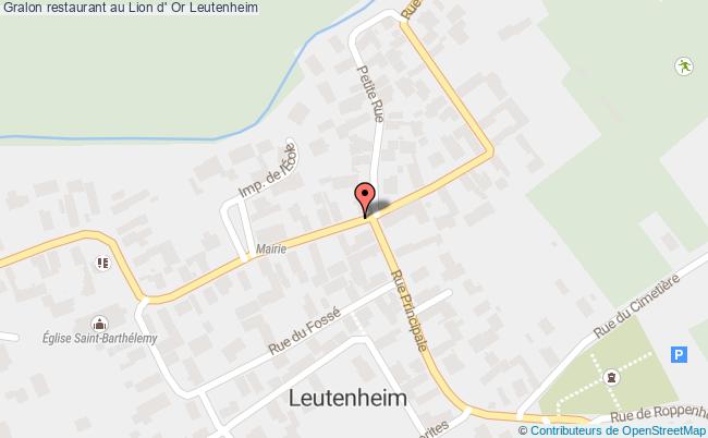 Restaurant Au Lion D' Or  Leutenheim