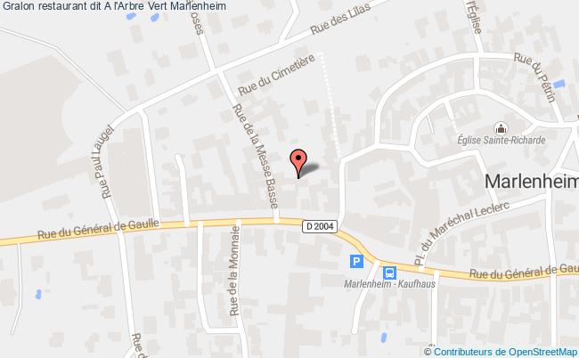 Restaurant Dit A L'arbre Vert  Marlenheim