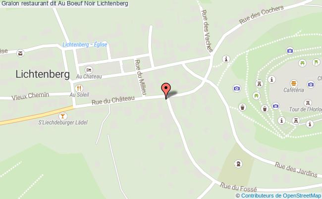 Restaurant Dit Au Boeuf Noir  Lichtenberg