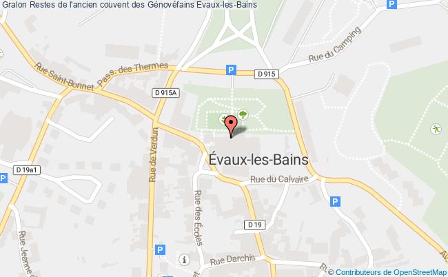 Restes De L'ancien Couvent Des Génovéfains  Evaux-les-bains