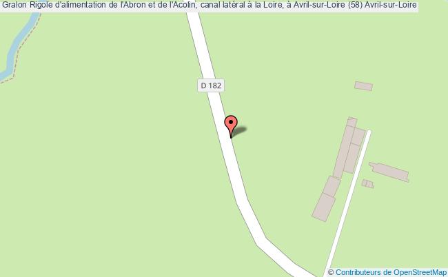 Rigole D'alimentation De L'abron Et De L'acolin, Canal Latéral à La Loire, à Avril-sur-loire (58) 