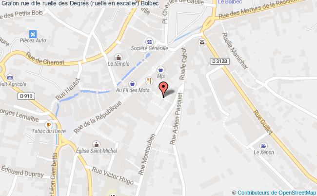 Rue Dite Ruelle Des Degrés (ruelle En Escalier)  Bolbec