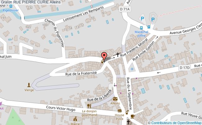 Rue Pierre Curie  Alleins