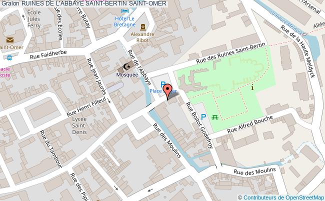 Ruines De L'abbaye Saint-bertin  Saint-omer