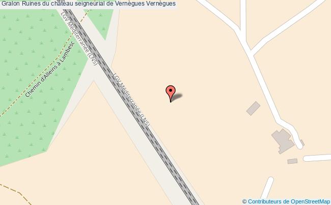 Ruines Du Château Seigneurial De Vernègues 