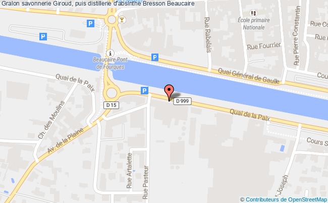 Savonnerie Giroud, Puis Distillerie D'absinthe Bresson  Beaucaire