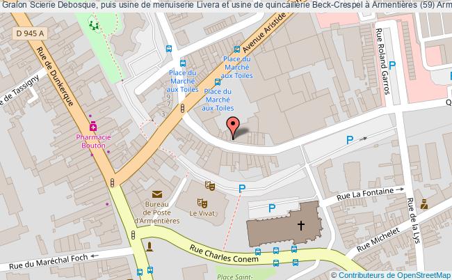 Scierie Debosque, Puis Usine De Menuiserie Livera Et Usine De Quincaillerie Beck-crespel à Armentières (59) 