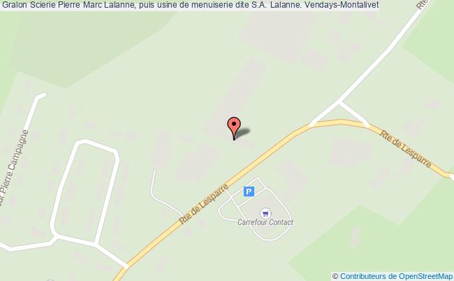 Scierie Pierre Marc Lalanne, Puis Usine De Menuiserie Dite S.a. Lalanne.  Vendays-montalivet