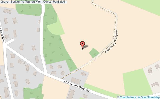 Sentier "le Tour Du Mont Olivet"  Pont-d'ain