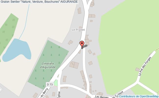 Sentier "nature, Verdure, Bouchures"  Aigurande